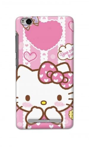 For Xiaomi Redmi 3s Printed Mobile Case Back Cover Pouch (Hello Kitty Pink)