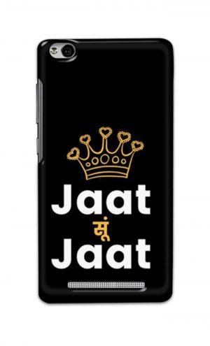 For Xiaomi Redmi 3s Printed Mobile Case Back Cover Pouch (Jaat Su Jaat)