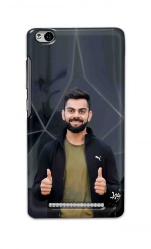 For Xiaomi Redmi 3s Printed Mobile Case Back Cover Pouch (Virat Kohli)