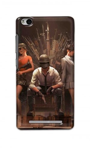 For Xiaomi Redmi 3s Printed Mobile Case Back Cover Pouch (Pubg Sitting)