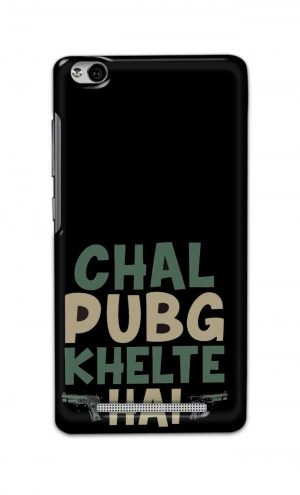 For Xiaomi Redmi 3s Printed Mobile Case Back Cover Pouch (Pubg Khelte Hain)