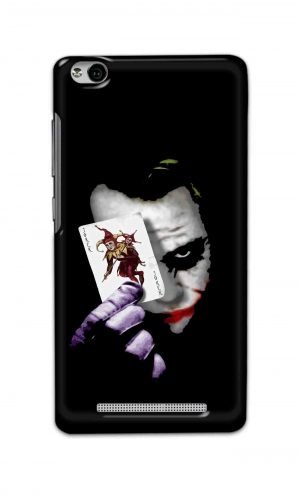 For Xiaomi Redmi 3s Printed Mobile Case Back Cover Pouch (Joker Card In Hand)