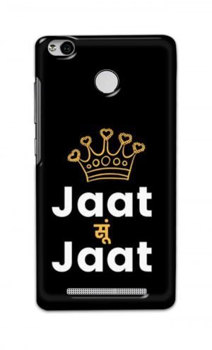 For Xiaomi Redmi 3s Prime Printed Mobile Case Back Cover Pouch (Jaat Su Jaat)