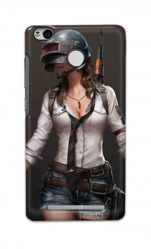 For Xiaomi Redmi 3s Prime Printed Mobile Case Back Cover Pouch (Pubg Girl)