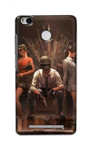 For Xiaomi Redmi 3s Prime Printed Mobile Case Back Cover Pouch (Pubg Sitting)