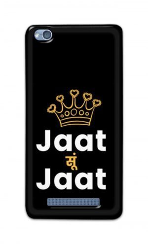 For Xiaomi Redmi 4a Printed Mobile Case Back Cover Pouch (Jaat Su Jaat)