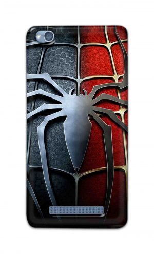 For Xiaomi Redmi 4a Printed Mobile Case Back Cover Pouch (Spider)