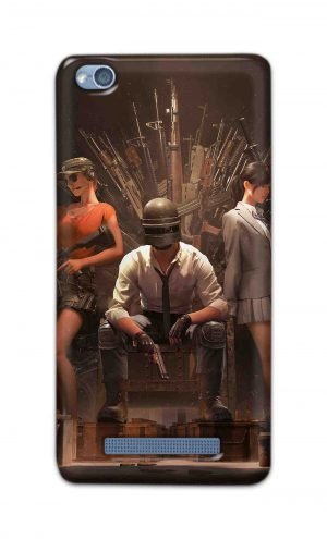 For Xiaomi Redmi 4a Printed Mobile Case Back Cover Pouch (Pubg Sitting)