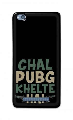 For Xiaomi Redmi 4a Printed Mobile Case Back Cover Pouch (Pubg Khelte Hain)
