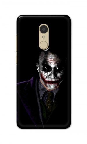 For Xiaomi Redmi 5 Printed Mobile Case Back Cover Pouch (Joker Why So Serious)