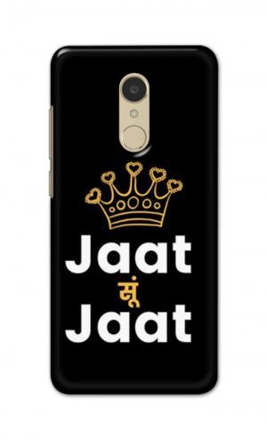 For Xiaomi Redmi 5 Printed Mobile Case Back Cover Pouch (Jaat Su Jaat)