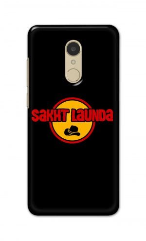 For Xiaomi Redmi 5 Printed Mobile Case Back Cover Pouch (Sakht Launda)