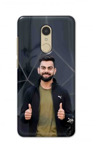 For Xiaomi Redmi 5 Printed Mobile Case Back Cover Pouch (Virat Kohli)