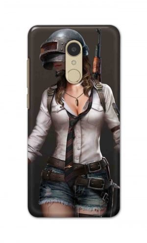 For Xiaomi Redmi 5 Printed Mobile Case Back Cover Pouch (Pubg Girl)