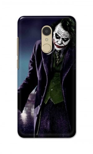 For Xiaomi Redmi 5 Printed Mobile Case Back Cover Pouch (Joker Standing)