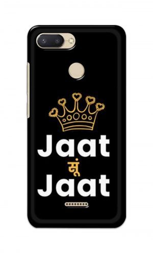 For Xiaomi Redmi 6 Printed Mobile Case Back Cover Pouch (Jaat Su Jaat)