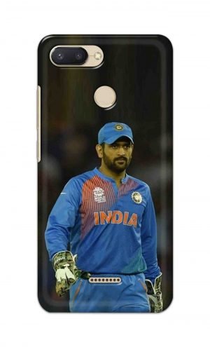 For Xiaomi Redmi 6 Printed Mobile Case Back Cover Pouch (Mahendra Singh Dhoni)