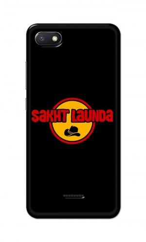 For Xiaomi Redmi 6a Printed Mobile Case Back Cover Pouch (Sakht Launda)