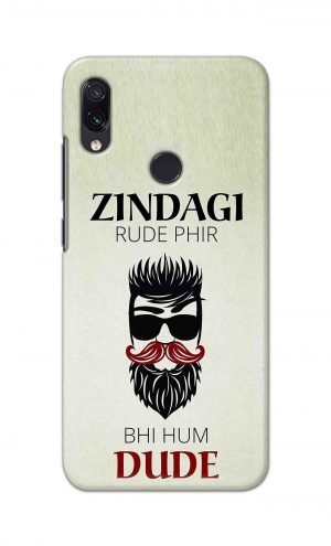 For Xiaomi Redmi 7 Redmi Y3 Printed Mobile Case Back Cover Pouch (Beta Tumse Na Ho Payega)
