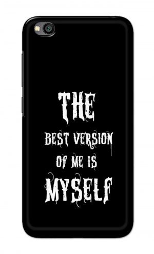 For Xiaomi Redmi Go Printed Mobile Case Back Cover Pouch (The Best Version Of Me)