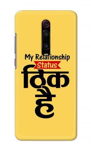 For Xiaomi Redmi K20 Printed Mobile Case Back Cover Pouch (My Relationship Status)