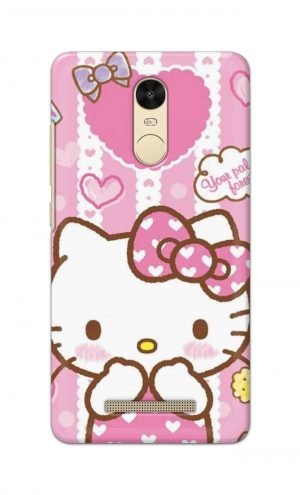 For Xiaomi Redmi Note 3 Printed Mobile Case Back Cover Pouch (Hello Kitty Pink)