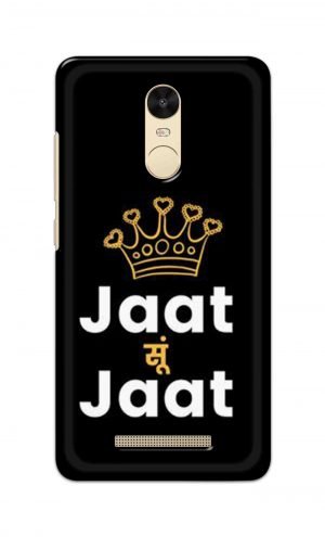 For Xiaomi Redmi Note 3 Printed Mobile Case Back Cover Pouch (Jaat Su Jaat)