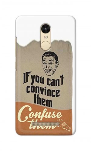 For Xiaomi Redmi Note 3 Printed Mobile Case Back Cover Pouch (If You cant Convince Them)