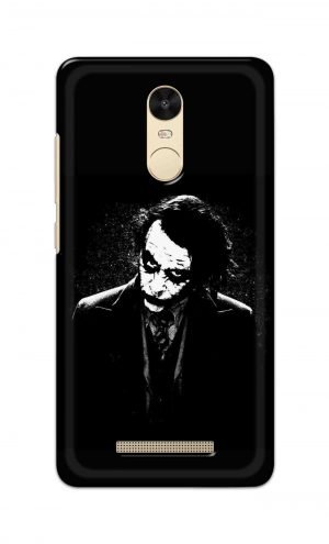 For Xiaomi Redmi Note 3 Printed Mobile Case Back Cover Pouch (Joker Black And White)