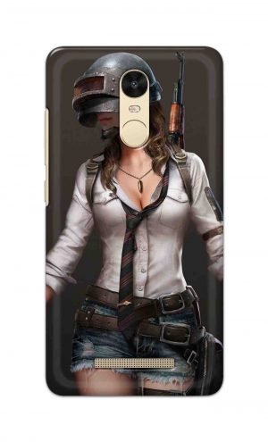 For Xiaomi Redmi Note 3 Printed Mobile Case Back Cover Pouch (Pubg Girl)