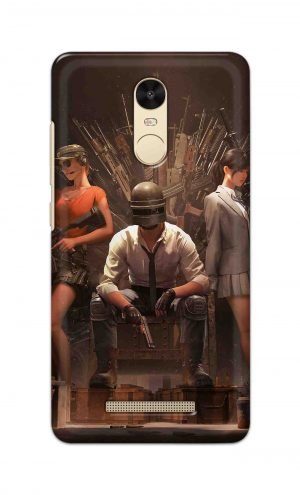 For Xiaomi Redmi Note 3 Printed Mobile Case Back Cover Pouch (Pubg Sitting)