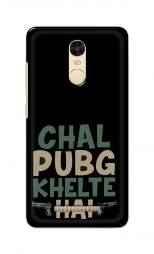 For Xiaomi Redmi Note 3 Printed Mobile Case Back Cover Pouch (Pubg Khelte Hain)