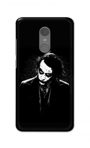 For Xiaomi Redmi Note 4 Printed Mobile Case Back Cover Pouch (Joker Black And White)
