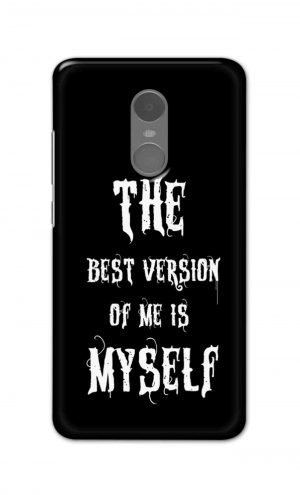 For Xiaomi Redmi Note 4 Printed Mobile Case Back Cover Pouch (The Best Version Of Me)