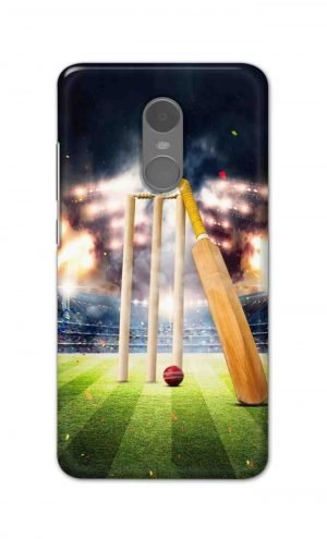 For Xiaomi Redmi Note 4 Printed Mobile Case Back Cover Pouch (Cricket Bat Ball)