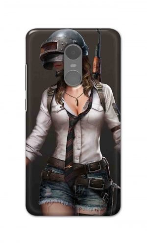 For Xiaomi Redmi Note 4 Printed Mobile Case Back Cover Pouch (Pubg Girl)