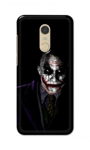 For Xiaomi Redmi Note 5 Printed Mobile Case Back Cover Pouch (Joker Why So Serious)