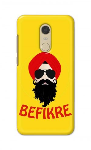 For Xiaomi Redmi Note 5 Printed Mobile Case Back Cover Pouch (Sardar Ji Befikre)