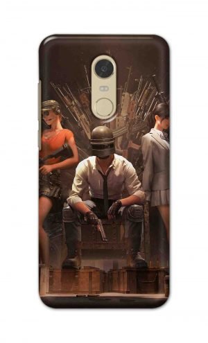 For Xiaomi Redmi Note 5 Printed Mobile Case Back Cover Pouch (Pubg Sitting)