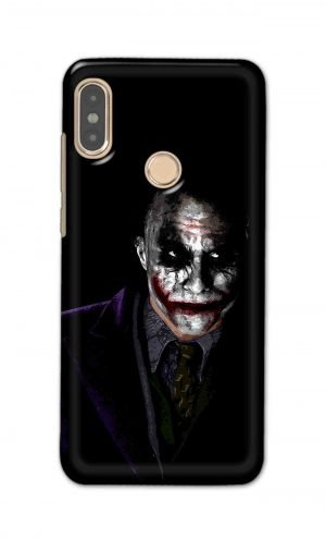 For Xiaomi Redmi Note 5 Pro Printed Mobile Case Back Cover Pouch (Joker Why So Serious)