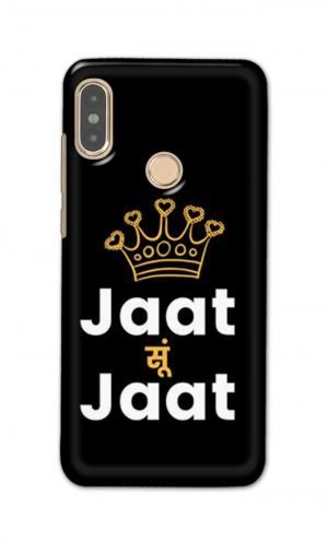 For Xiaomi Redmi Note 5 Pro Printed Mobile Case Back Cover Pouch (Jaat Su Jaat)
