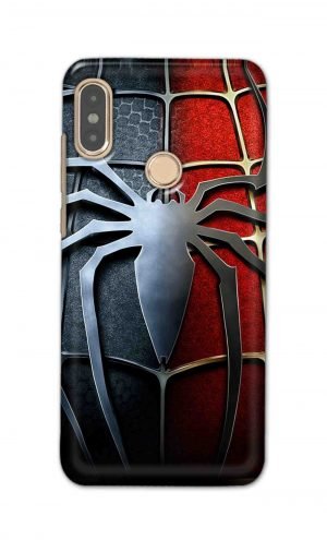 For Xiaomi Redmi Note 5 Pro Printed Mobile Case Back Cover Pouch (Spider)