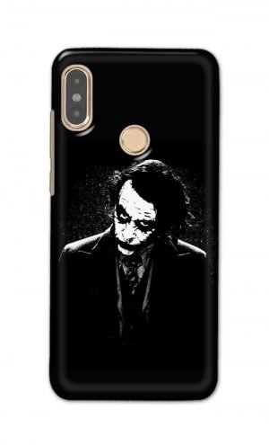 For Xiaomi Redmi Note 5 Pro Printed Mobile Case Back Cover Pouch (Joker Black And White)