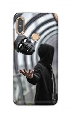 For Xiaomi Redmi Note 5 Pro Printed Mobile Case Back Cover Pouch (Mask Man)