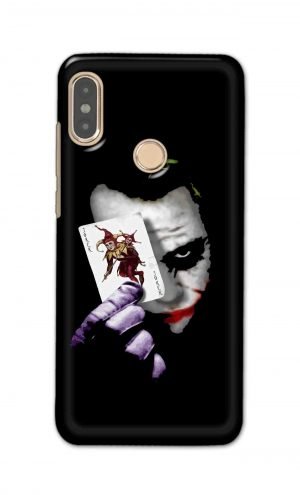 For Xiaomi Redmi Note 5 Pro Printed Mobile Case Back Cover Pouch (Joker Card In Hand)