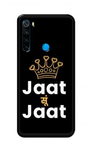 For Xiaomi Redmi Note 8 Printed Mobile Case Back Cover Pouch (Jaat Su Jaat)