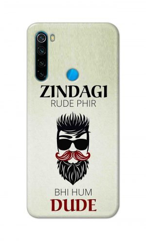 For Xiaomi Redmi Note 8 Printed Mobile Case Back Cover Pouch (Beta Tumse Na Ho Payega)
