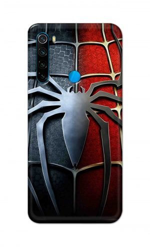 For Xiaomi Redmi Note 8 Printed Mobile Case Back Cover Pouch (Spider)