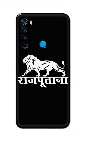 For Xiaomi Redmi Note 8 Printed Mobile Case Back Cover Pouch (Rajputana)