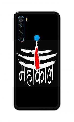 For Xiaomi Redmi Note 8 Printed Mobile Case Back Cover Pouch (Mahakaal)